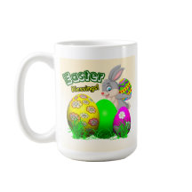 Caneca de Café Bênçãos da Páscoa