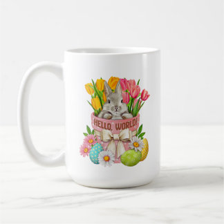Caneca de Café - Bênçãos da Páscoa - Olá Mundo
