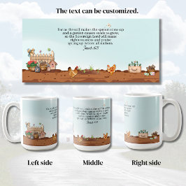Caneca De Café Bênçãos do Jardim Rural
