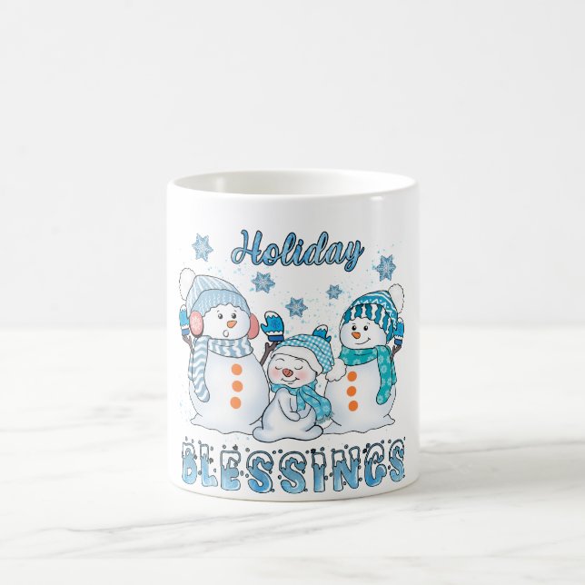 Caneca De Café Bênçãos Feriadas Das Frosidades (Centro)