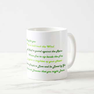 Caneca De Café Bênçãos irlandesas