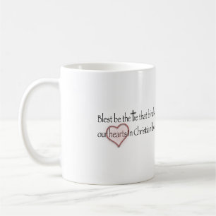 Caneca De Café Bendita Seja a Ligação Que Une Hino Cristão