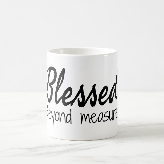Caneca De Café Bendito Além da Medida (Centro)