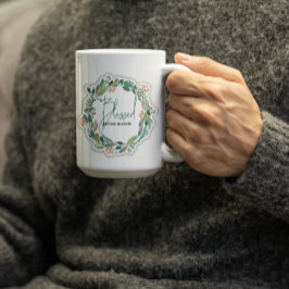 Caneca De Café Bendito Além da Medida-Fé
