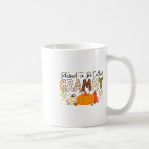Caneca De Café Bendito Grammy Abóbora Outono Outono Dia de Ação d