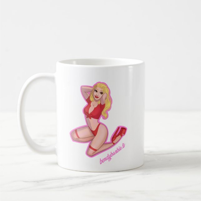 Caneca De Café BendyBarbie - Mug de desenho (Esquerda)