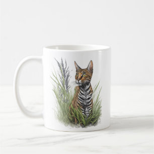 Caneca De Café Bengala Cat