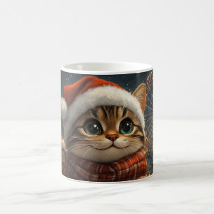 Caneca De Café Bengala Cat Roller Porta copos Natal