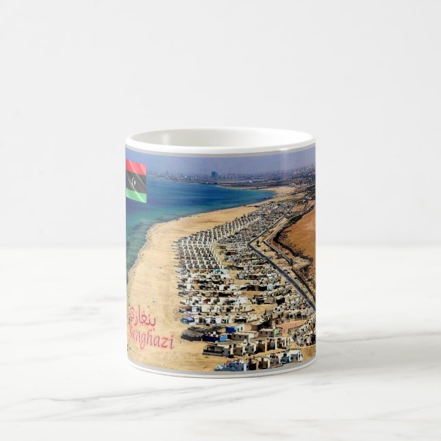 Caneca De Café Benghazi - Líbia - Praia - (Centro)