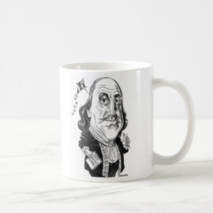 Caneca De Café Benjamin Franklin Mug