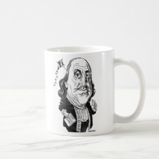 Caneca De Café Benjamin Franklin Mug
