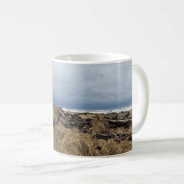 Caneca De Café Benson Beach, Cape Desapontamento, Washington (Frente Esquerda)