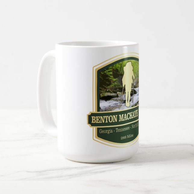 Caneca De Café Benton MacKaye Trail (B) (Frente Esquerda)