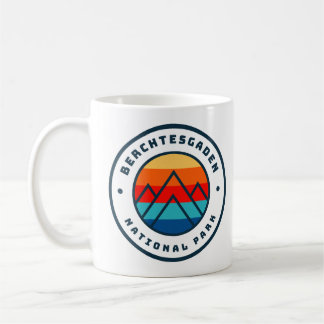 Caneca De Café Berchtesgaden National Park Alemanha Minimalista