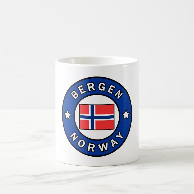 Caneca De Café Bergen Noruega (Centro)