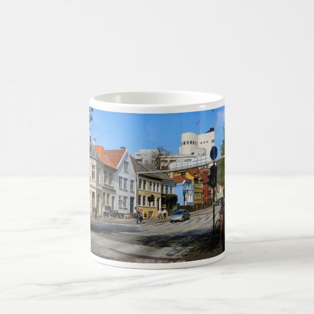Caneca De Café Bergen, rua da cidade (Centro)
