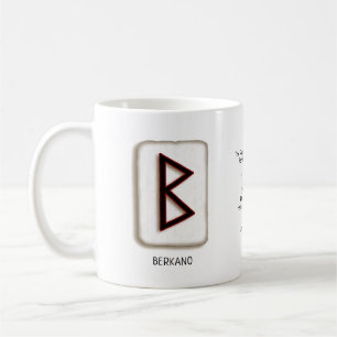 Caneca De Café Berkano RuneStone Mug