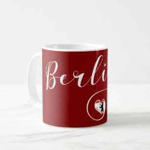 Caneca De Café Berlin Heart Mug, Alemanha
