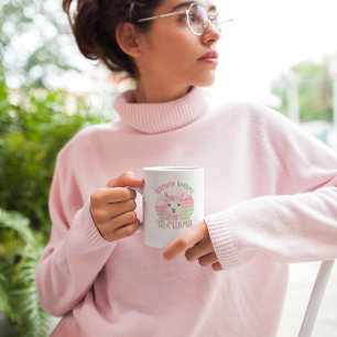Caneca De Café Bermudas Bahama Venha Bonito Llama Engraçado