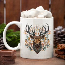 Caneca De Café Bernardo Bohemian Style Watercolor