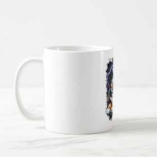 Caneca De Café Bernese Mountain Dog Halloween