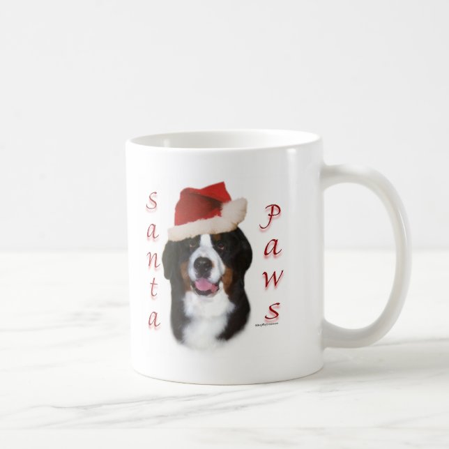 Caneca De Café Bernese Mountain Dog - Papais noeis (Direita)