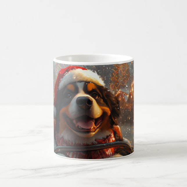 Caneca De Café Bernese Mountain Dog Roller Porta copos Natal (Centro)