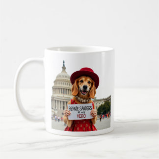Caneca De Café Bernie Sanders É Meu Herói