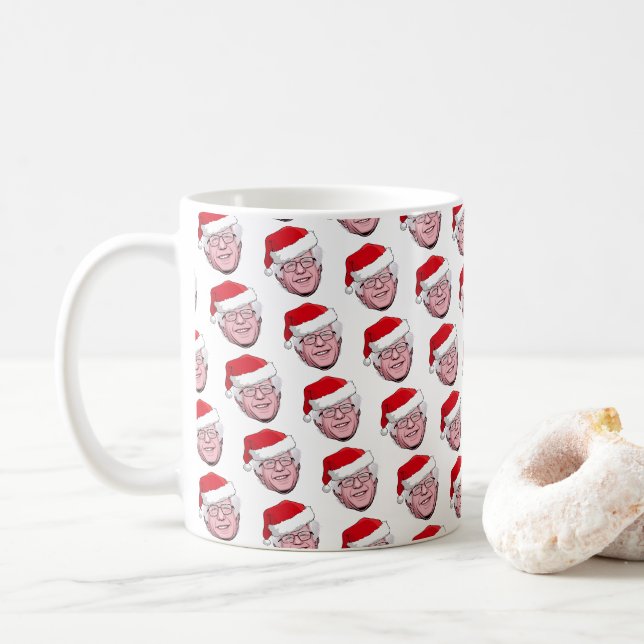 Caneca De Café BERNIE SANDERS Hanuka (Com Donut)