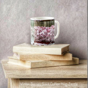 Caneca De Café Berries de inverno