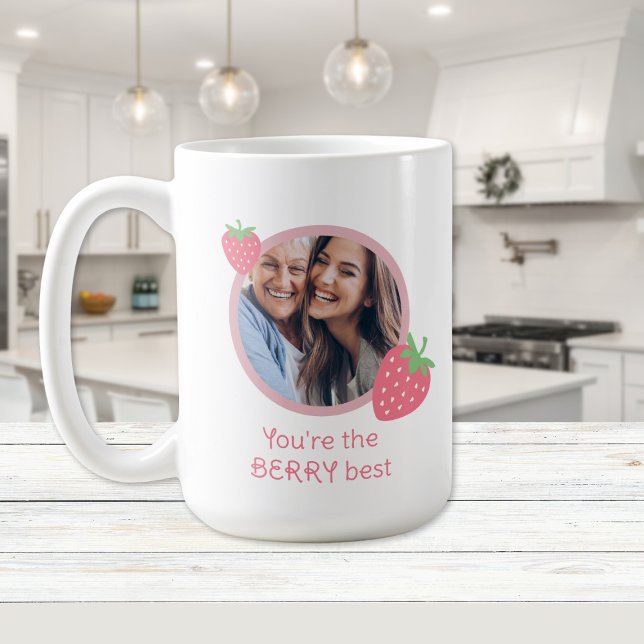 Caneca De Café Berry Best Mãe (Criador carregado)