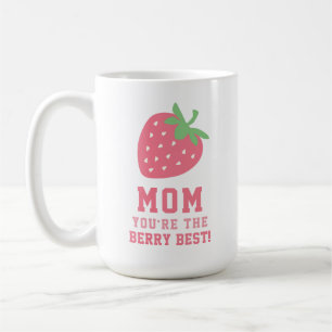 Caneca De Café Berry Best Mãe Large