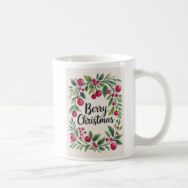 Caneca De Café Berry Christmas (Direita)