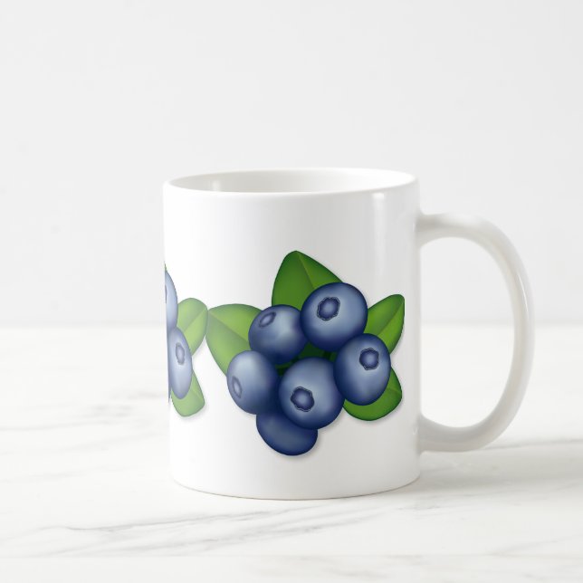 Caneca De Café Berry Lovely I Love Blueberry Mug (Direita)