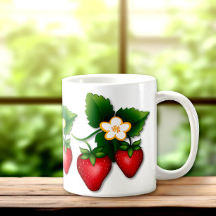 Caneca De Café Berry Lovely I Love Strawberry