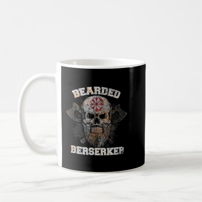 Caneca De Café Berserker Barbudo (Esquerda)
