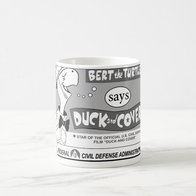 Caneca De Café Bert que a tartaruga diz (Centro)