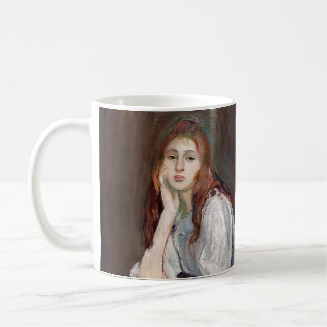 Caneca De Café Berthe Morisot - Julie Daydreaming (Esquerda)