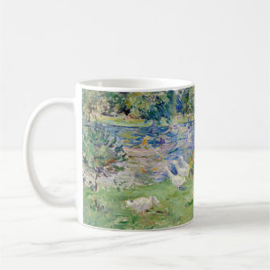 Caneca De Café Berthe Morisot - Menina num Barco com Gansos