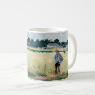 Caneca De Café Berthe Morisot - No campo de rodas em Gennevillier