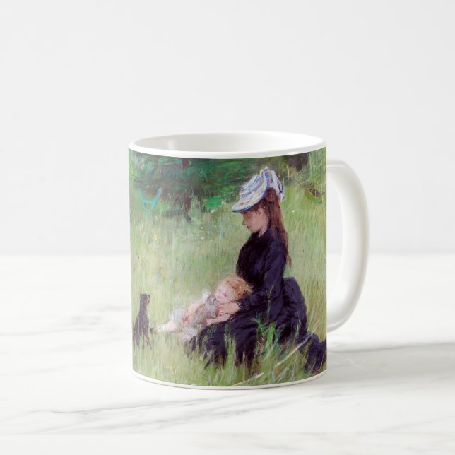 Caneca De Café Berthe Morisot - Num Parque (Frente Esquerda)