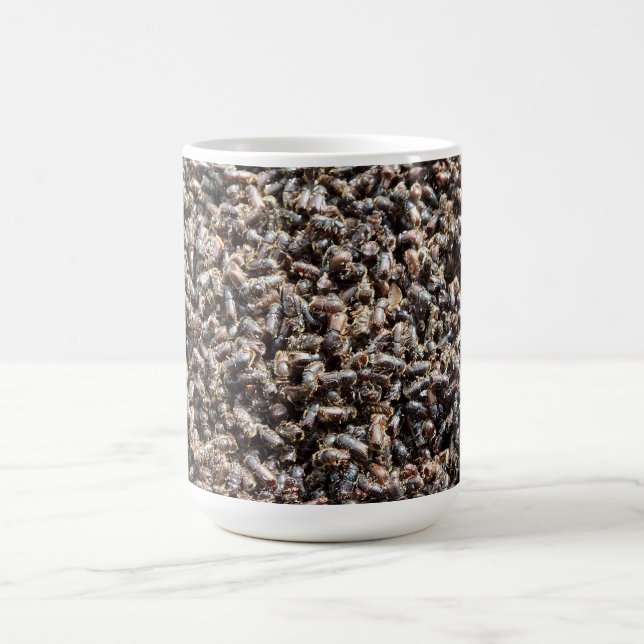 Caneca De Café besouro-da-casca-do-abeto-europeu (Centro)