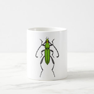 Caneca De Café Besouro verde