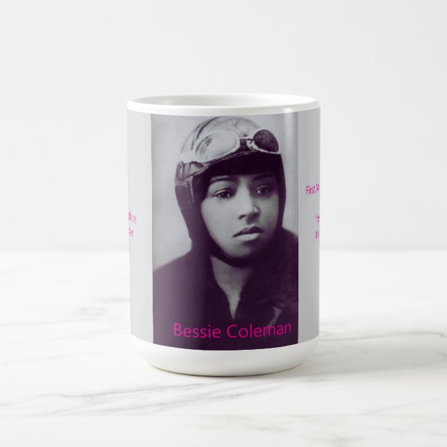 Caneca De Café Bessie Coleman (Centro)