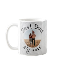 Best Dad By Par Golf Dad Pun Fathers Day Coffee