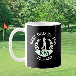 CANECA DE CAFÉ BEST DAD BY PAR MONOGRAM NAME