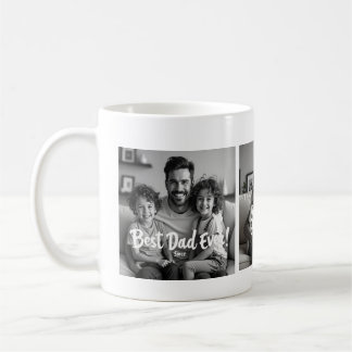 Caneca De Café Best Dad Ever – Custom Photo Mug