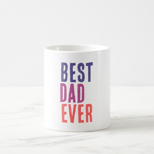 Caneca De Café Best Dad Ever Minimalist Cool Professional (Centro)