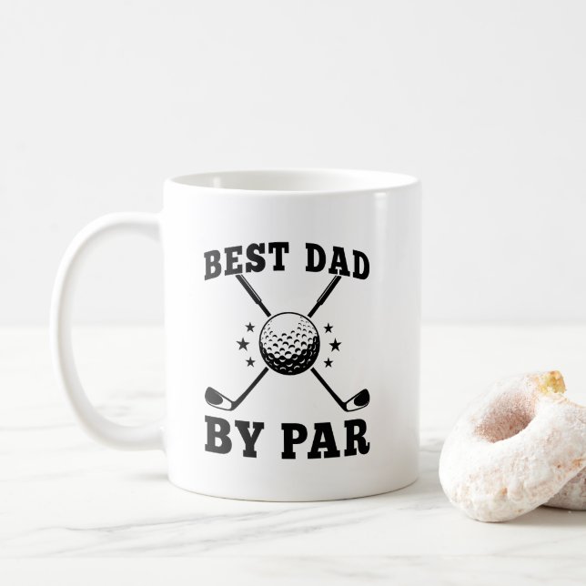 Caneca De Café Best Dad Golf Mug (Com Donut)