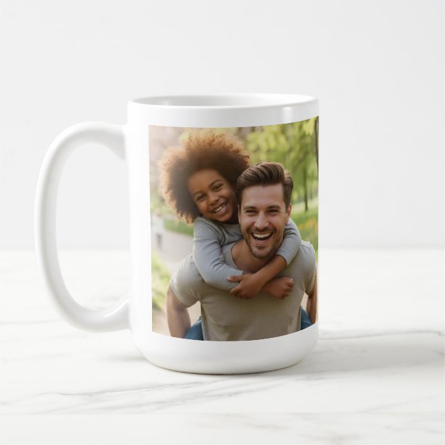 Caneca De Café Best Daddy Ever Personalizado (Esquerda)